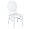 Chaise médaillon blanche en polypropylène