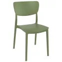 Chaise de réception polypro vert olive
