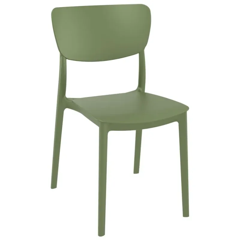 Chaise de réception polypro vert olive Chaise de réception polypro vert olive