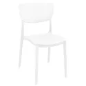 Chaise en polypro blanc
