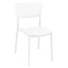 Chaise en polypro blanc