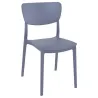 Chaise restauration polypro gris