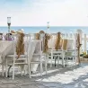 Chaise mariage pour cérémonie sur une plage