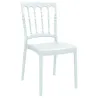 Chaise de réception en polypro blanche