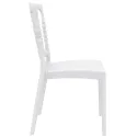 Chaise de mariage pour extérieur en polypro blanc