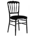 Chaise professionnelle en polypropylène noir