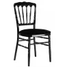 Chaise professionnelle en polypropylène noir