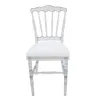 Chaise de réception empilable en polycarbonate transparent