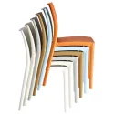 Chaise pour professionnel empilable, pile de 6 pièces