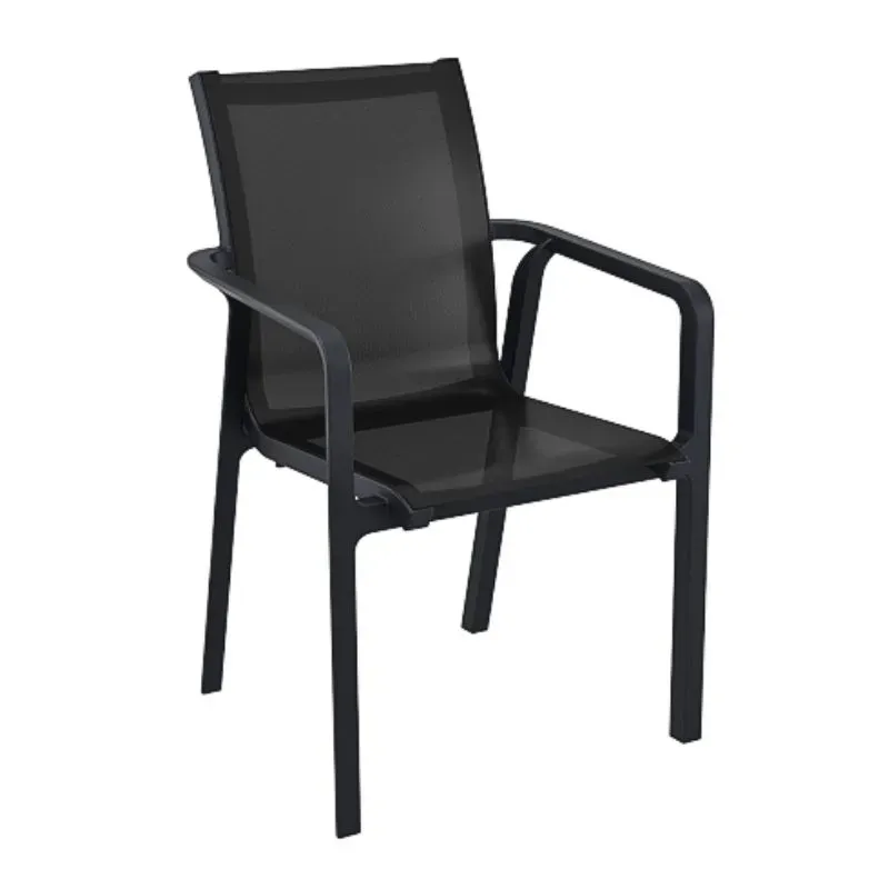 Fauteuil collectivité en polypropylène noir Fauteuil collectivité en polypropylène noir