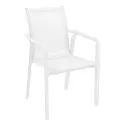 Fauteuil pour collectivité en polypro blanc