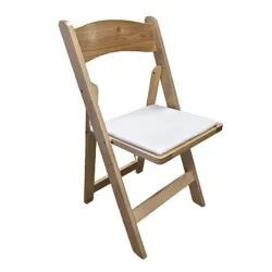 Chaise pour professionnel en bois de hêtre et assise vinyle blanc