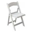 Chaise professionnel événementiel en polypro blanc