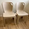 Chaise monobloc Elena - Chaise empilable en polypropylène