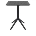 Table terrasse CHR en polypro noir Table terrasse CHR en polypro noir