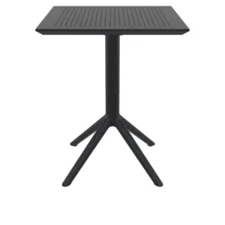 Table terrasse CHR en polypro noir