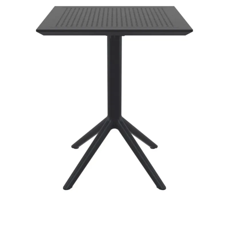 Table terrasse CHR en polypro noir Table terrasse CHR en polypro noir