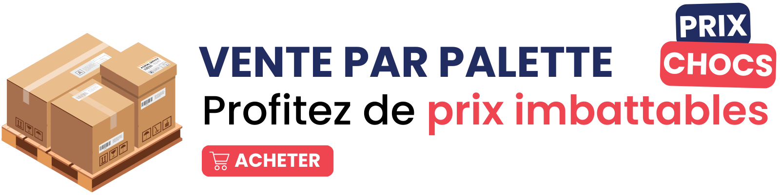 vente par palettes